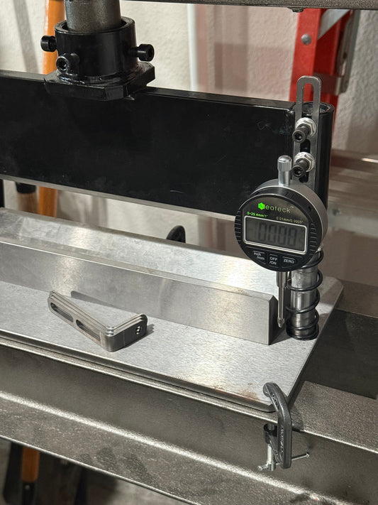 Press Brake Dial Indicator Mounting Bracket